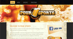 Desktop Screenshot of poursportspub.com
